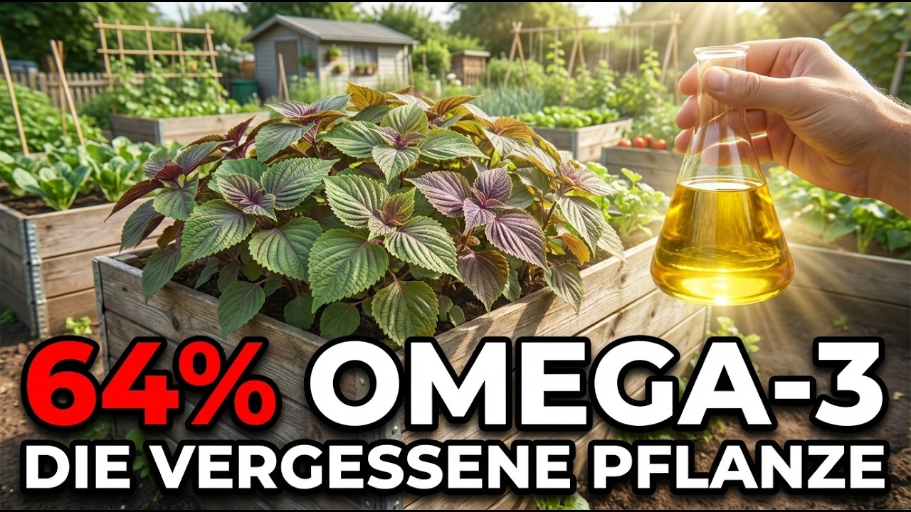 64 % Omega-3. Sät sich selbst für immer aus. Warum hat Asien dieses Kraut verborgen?