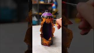 She Turned a Spray Can into Lord of the Rings Art?! 💍🔥 Insane Mini Diorama