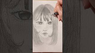 How to Draw Hair✨Easy Tutorial #drawing #sketch #sketchbook #pencildrawing #girldrawing