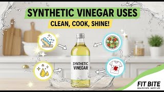 Synthetic vinegar uses