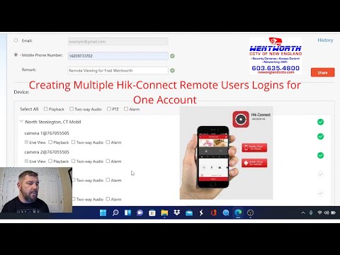 How to Add Multiple Remote Users to one Hikvision Hik-Connect Account