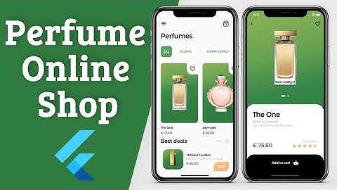 Perfume Online Shop App - Flutter UI - Speed Code