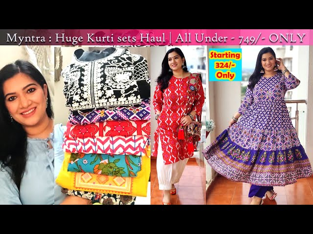 Myntra Rakhi and Everyday Wear Kurtis / Kurta sets | Sale 80% off | in 2023  | Myntra, Rakhi, Everyday wear