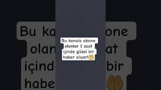 Dua Ettim 🤲 #inşallah #youtubeshorts #1saat #haber