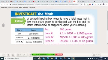 Grade 5 My Math Chapter 11 Lesson 12
