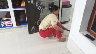 Desi Bhabhi Doing Household Work दस भभ घर क कम कर रह ह Must Watch