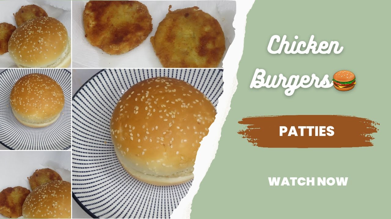 Homemade chicken burger patties recipe/how to make burger patty/Frozen