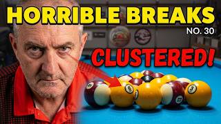No30 Solve Horrible breaks CLUSTERED SITUATIONS #8ballpool #runout ##cuesports 