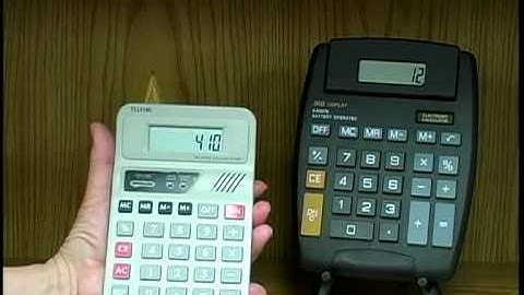 Visually Impaired Calculators