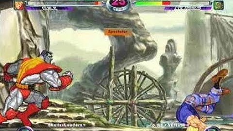 MvC2: Throw during Flying Screen causes Forced Dash