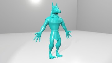 Anubis 3D Stylized | Blender and ZBrush