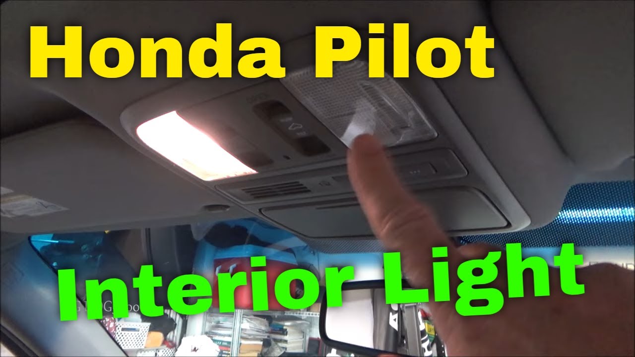 Honda Pilot Interior Dome Light Bulb Replacement