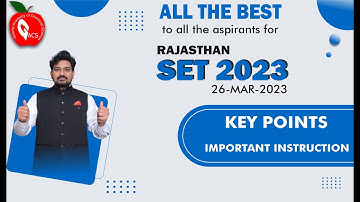 IMPORTANT INSTRUCTION|| RAJASTHAN SET||ALL THE BEST|| DOWNLOAD GACS JAIPUR APP ||GACS JAIPUR