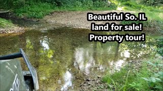 Beautiful Southern Illinois land for sale! Crystal clear creek, big ridges, bordered by the Shawnee!