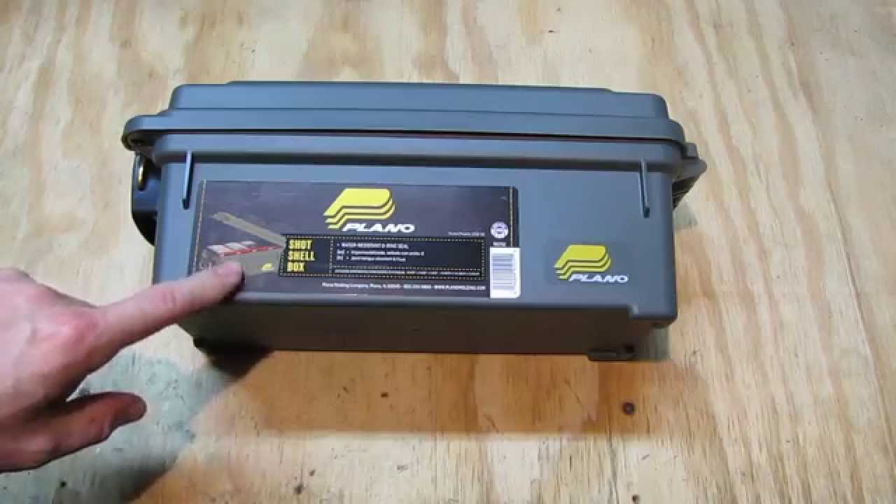plano 1212 shotshell storage box - YouTube