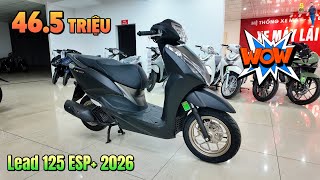 46.5 triệu 1 em HONDA LEAD 125 ESP+ ABS 2026 ĐEN NÂU 🔴 TOP 5 ĐAM MÊ #honda2026 #top5 #lead2026