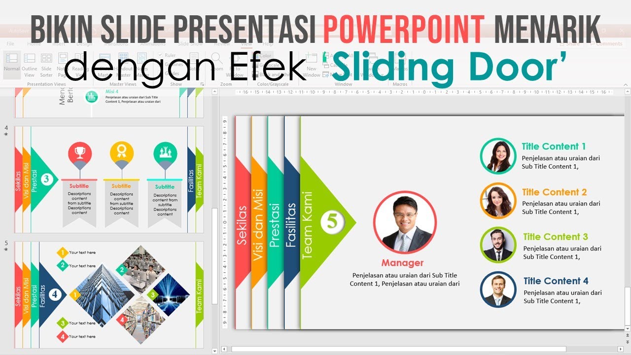 cara buat slide presentation yang menarik