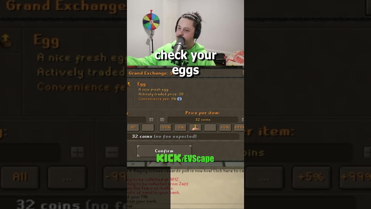 Buying 25M eggs to screw over Dino's collection.