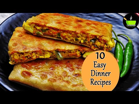 10 Instant Indian Dinner Recipes   10 mins Dinner Recipes   Quick & Easy Dinner Recipes   Dinner