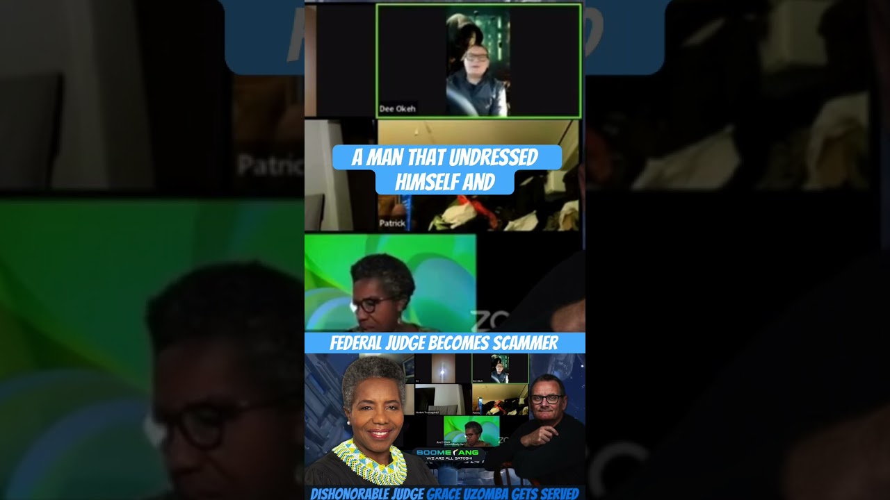 HON. GRACE M. UZOMBA: Federal Judge Caught Promoting Crypto Ponzi Scheme! #WEAREALLSATOSHI #SAMLEE