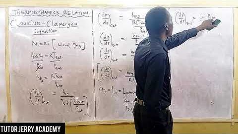 De vergelijking van Clausius Clapeyron uitgelegd | Thermodynamica vereenvoudigd....
