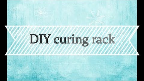 Tip of the week:      DIY curing rack for soapmaker