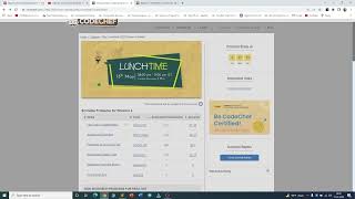 May Lunchtime 2022 Division 4 (Rated) || All solutions