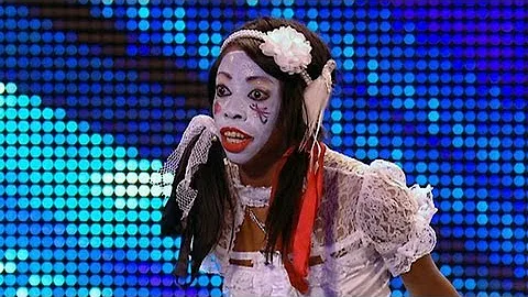 Geisha Davis sings Humpty Dumpty - Britain's Got Talent 2012 audition - International version