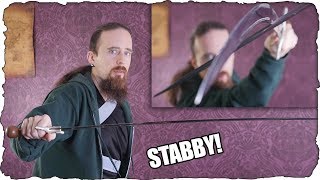 Curved Swords Can Thrust