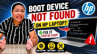 Boot Device Not Found on HP Laptop Fixed Step by Step!