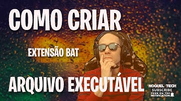 Introdução a arquivos .BAT e programação em lotes #programação #lotes #script #bat