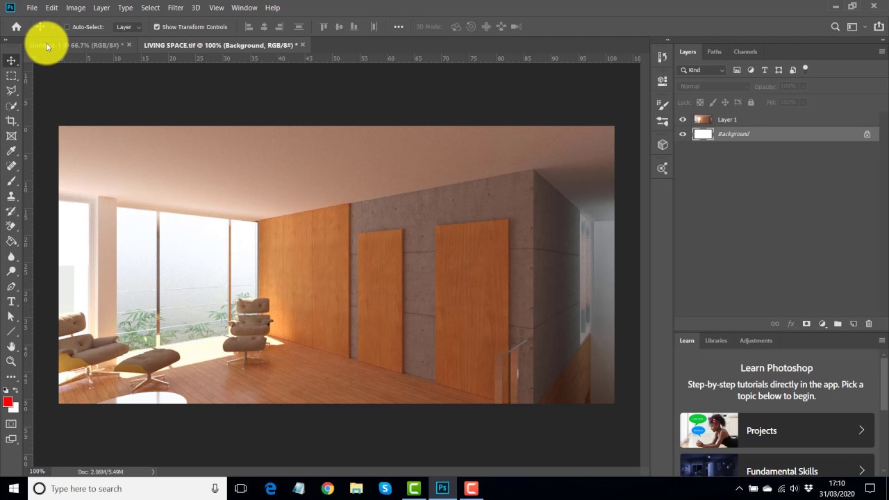 3ds max 2020 - Architectural Visualization - House -T - Part 6 - Wrap ...