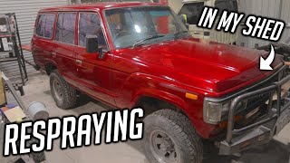 Respraying A Landcruiser In My Shed (PART 2)