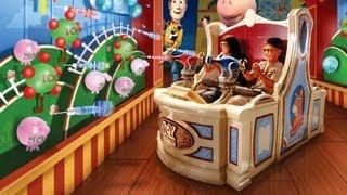 Toy Story Midway Mania! Ride Queue & On-Ride POV