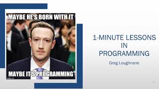 1-Minute Lessons in Programming: What is an Array (in MATLAB)?