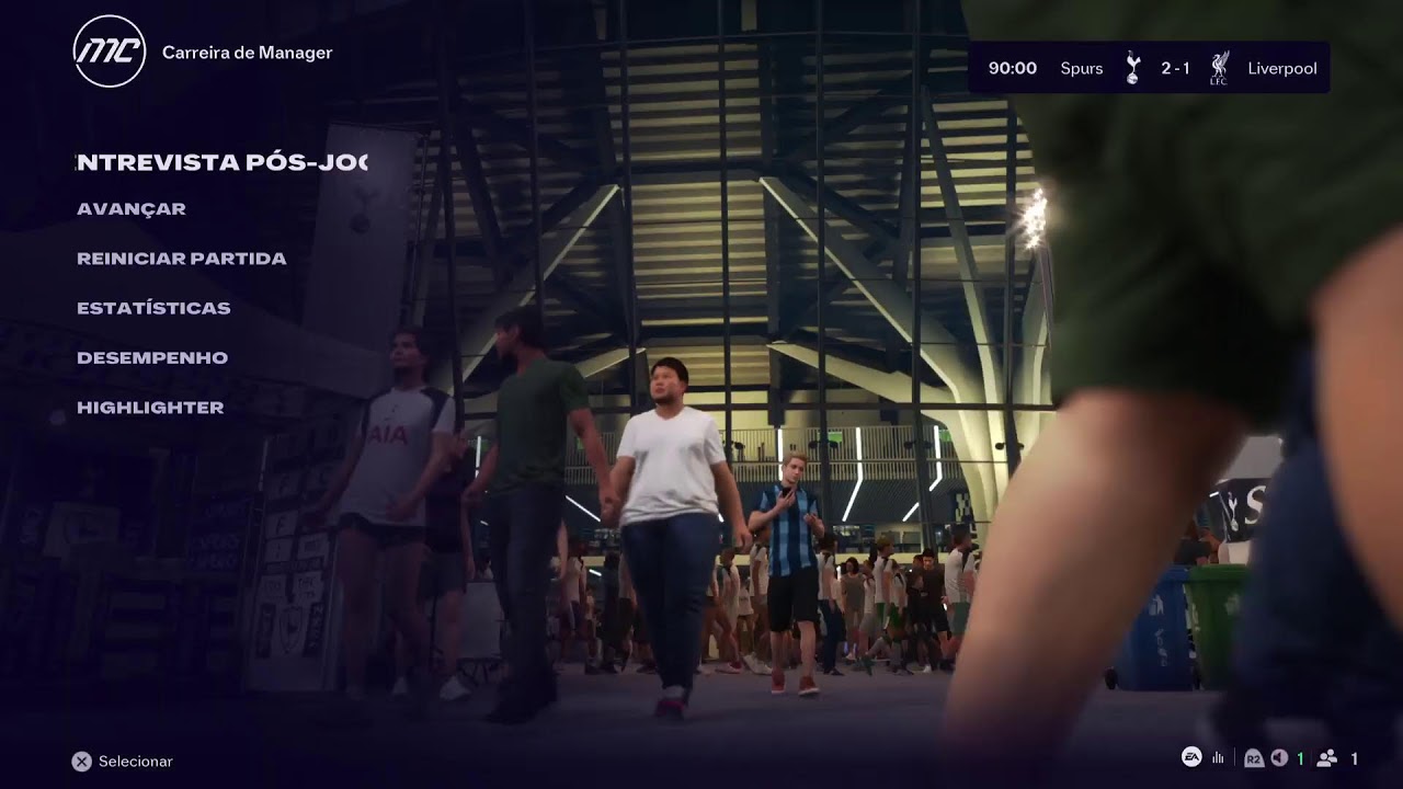 Live de Tottenham Spurs em FIFA 2026