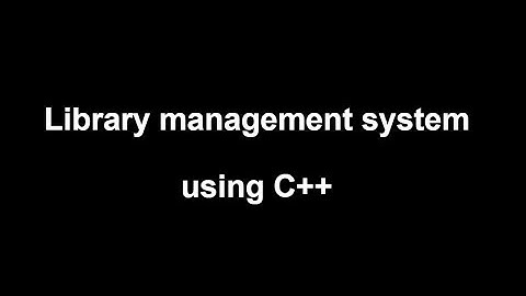 Library management system using c++
