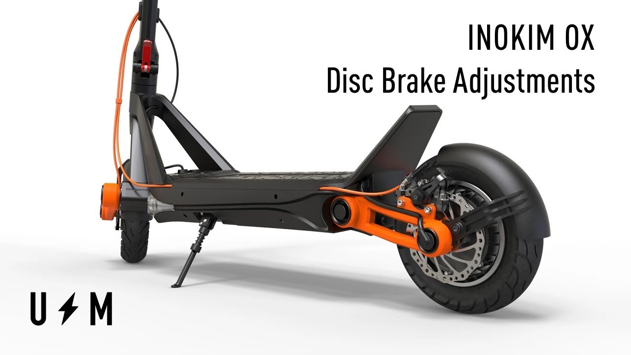 INOKIM OX Electric Scooter Disc Brake Adjustments YouTube