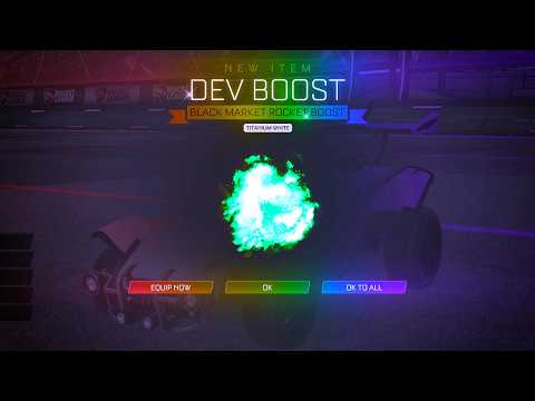 PLAYING ROCKET LEAGUE WITH THE DEV ALPHA BOOST!