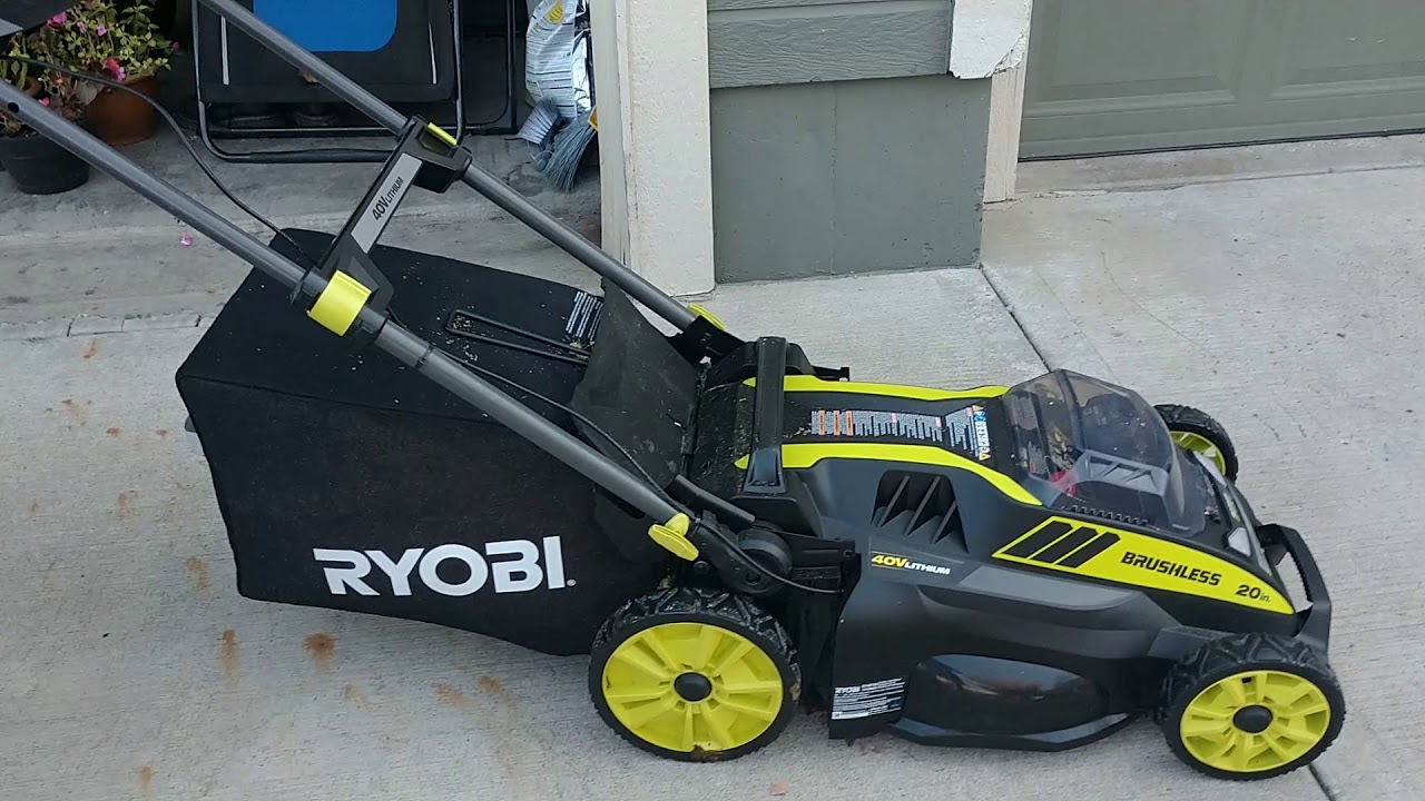 Ryobi electric lawn mower is it worth it YouTube