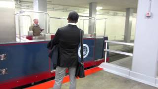 Underground train to the U.S. Capital Building