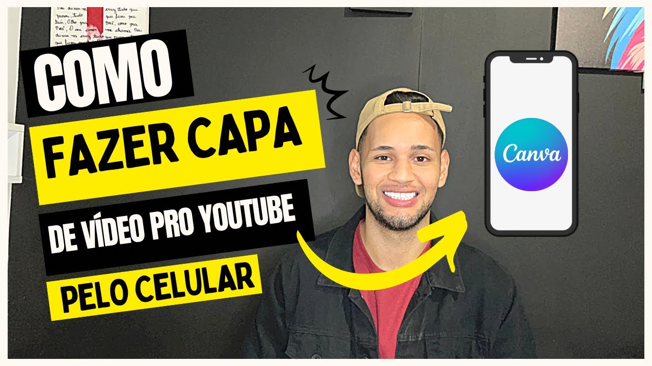 COMO FAZER CAPA DE VIDEO PRO YOUTUBE PELO CELULAR (PASSO A PASSO) - YouTube