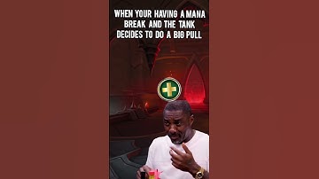 een mana-pauze en de tank doet een grote trek #wow #worldofwarcraft #warcraft