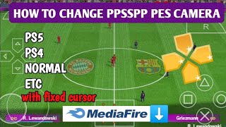 HOW TO CHANGE PPSSPP PES CAMERA TYPES | PS5, PS4, NORMAL etc.