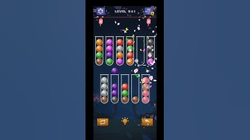 Color Ball Sort Puzzle Level 541 Solution #shorts