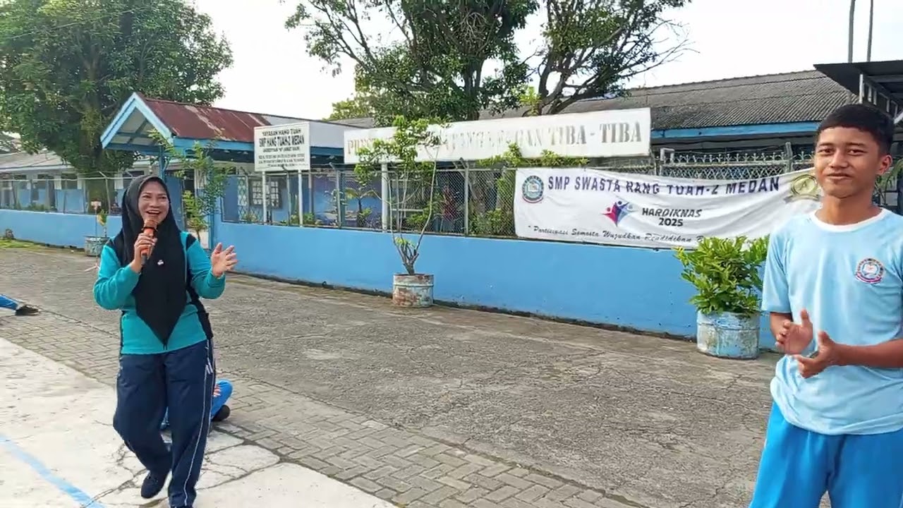 MerayakannHari Anak Nasional tanggal 23 Juli 2025 di SMP Swasta Hang Tuah-2 Titipapan, Medan.