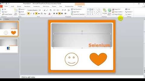 How to add border in Microsoft powerpoint