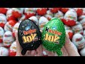 NEW! 500 Glitter Kinder Joy opening ASMR - A lot of Kinder Surprise egg toys