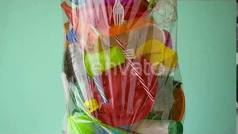 Plastic Garbage (Stock Footage)