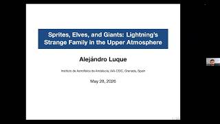 Sprites, Elves, and Giants: Lightning’s Strange Family in the Upper Atmosphere with Alejandro Luque